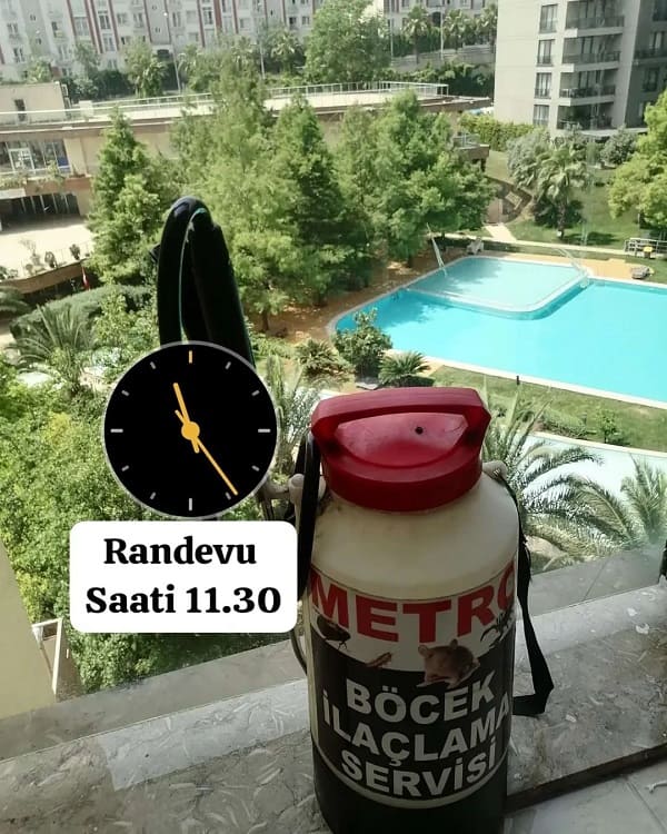 Metro Böcek İlaçlama Randevu Uygulaması 21